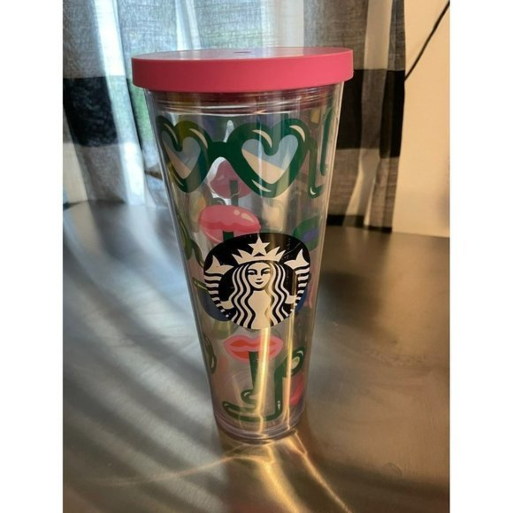 Starbucks Crazy Straw Lips Tumbler